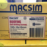 roofing self drilling screws 10g-16x16mm deep ocean box nep washer