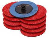 GEIGER 50mm QUICK LOCK CERAMIC SANDING DISC 10PK