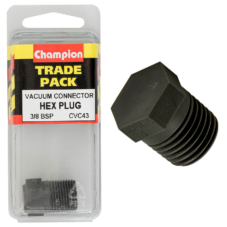Vacuum Connector Hex Plug