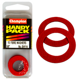 WASHER FLAT FIBRE 5/8x1"x1/32 RED
