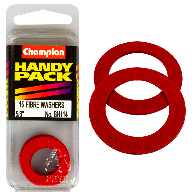 WASHER FLAT FIBRE 5/8x1"x1/32 RED