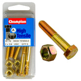 Champion High Tensile 1/4 x 2'' UNC