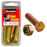 Champion High Tensile 1/2 x 1-1/2'' UNF