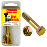 Champion High Tensile M6 x 70mm