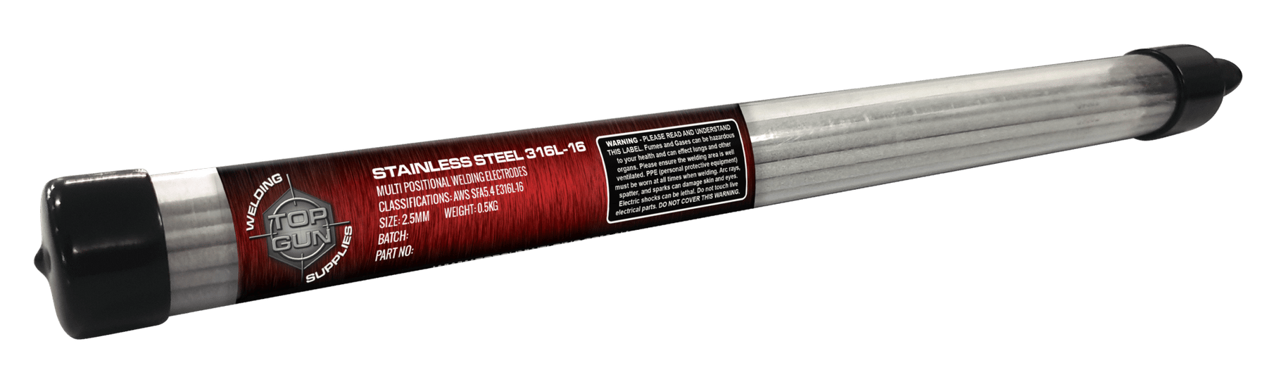 TOPGUN STAINLESS STEEL 316L-16 2.5MM 0.5KG ELECTRODES