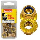 Champion High Tensile M8 x 1.25mm Flange Locknut