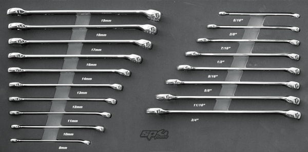 SP Tools 134pc Custom Series Tool Kit - Metric/SAE SP50097