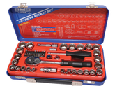 SP Tools Socket Set 888 3/8" Drive 12 Point Metric/SAE 50Piece T820201