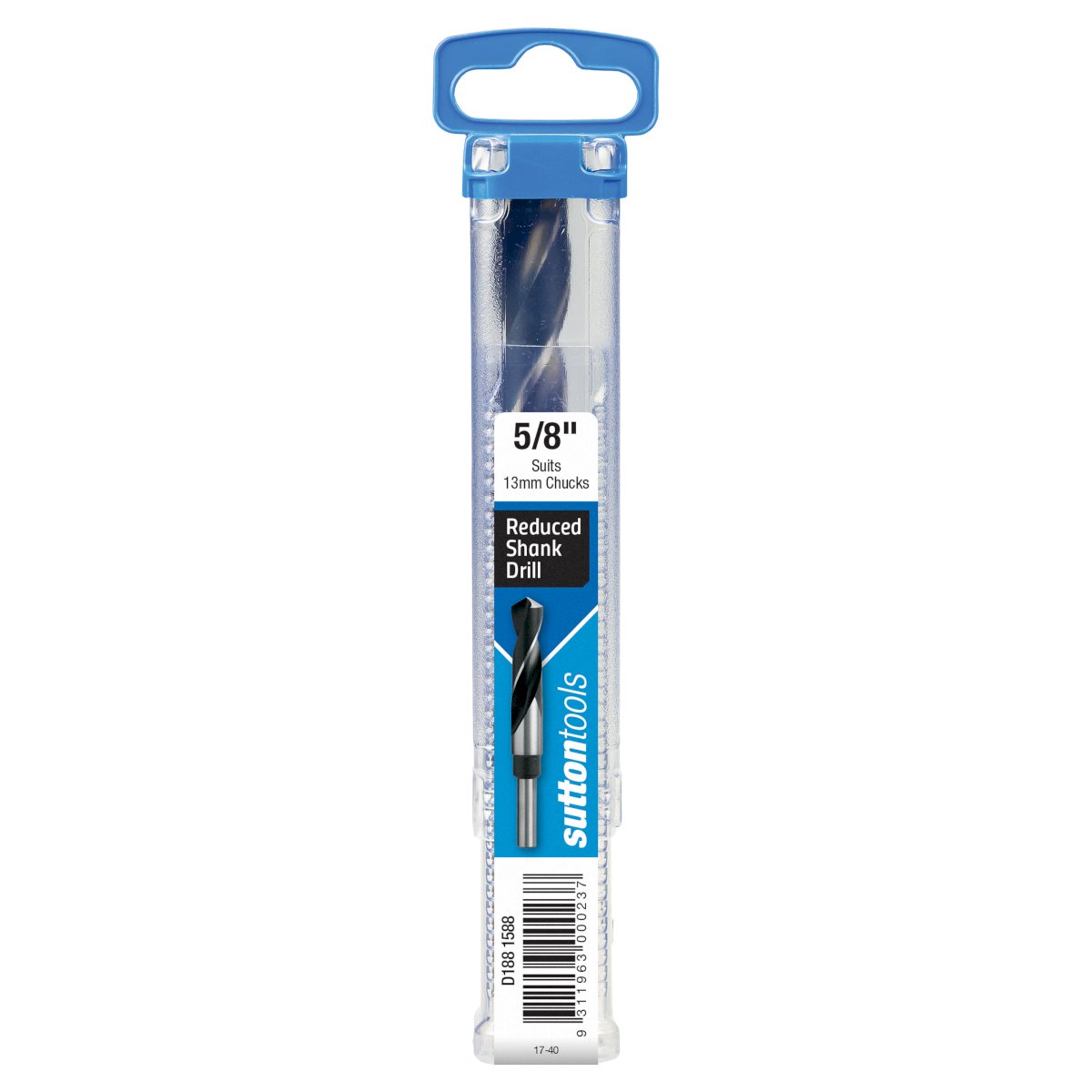 Sutton Tools 5/8 x 12.5mm Reduced Shank Jobber Drill Bit