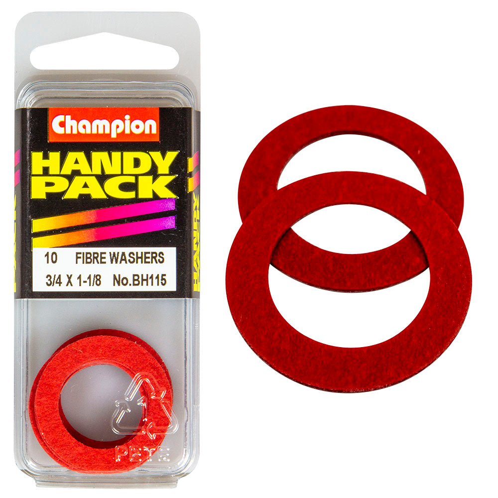 CHAMPION RED FIBRE WASHERS