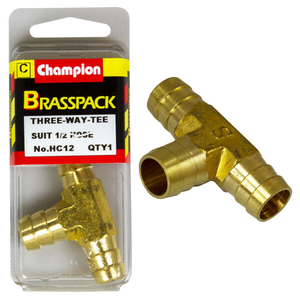 CHAMPION THREE WAY (T) HOSE JOINER