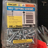 self tapping screw 10g-10x25mm