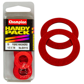 CHAMPION RED FIBRE WASHERS