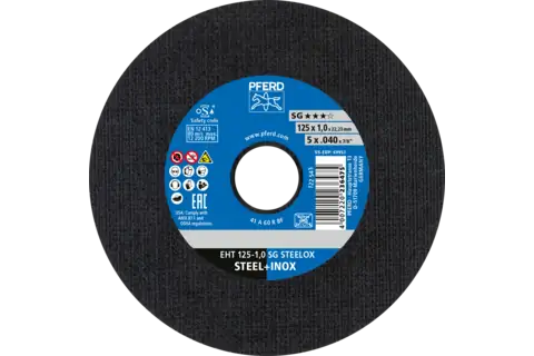 EHT 125-1,0 SG STEELOX CUTOFF DISC