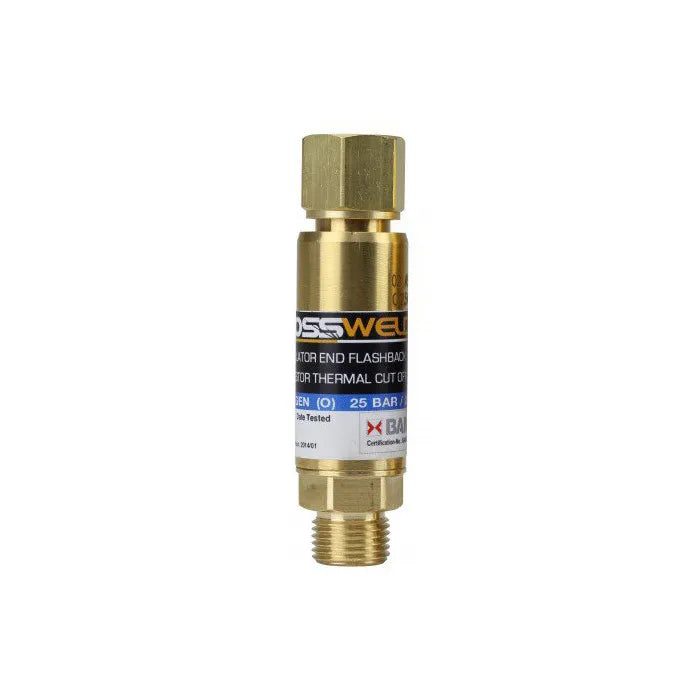 BOSSWELD FLASHBACK ARRESTOR OXYGEN/FUEL
