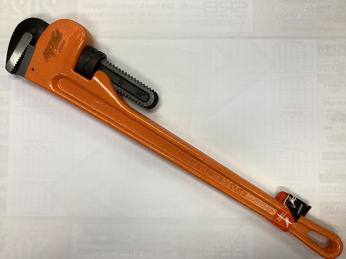 SP TOOLS PIPE WRENCH - ALUMINIUM HANDLE