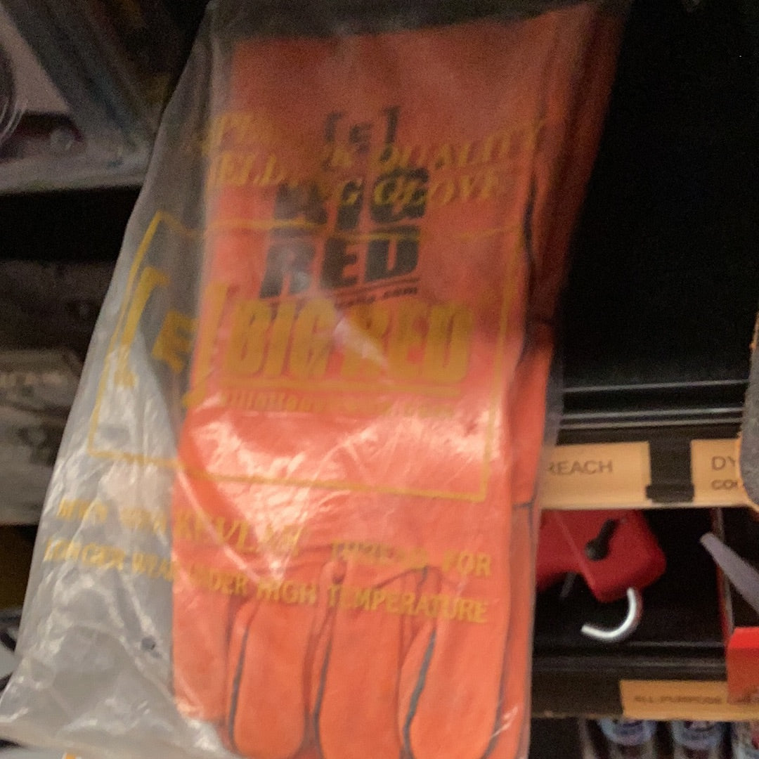 Elliot big red welding gloves 406mm long