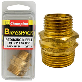 CHAMPION BRASS REDUCING NIPPLE