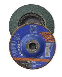Polifan flap disc PFC 100 x 16mm steel+inox