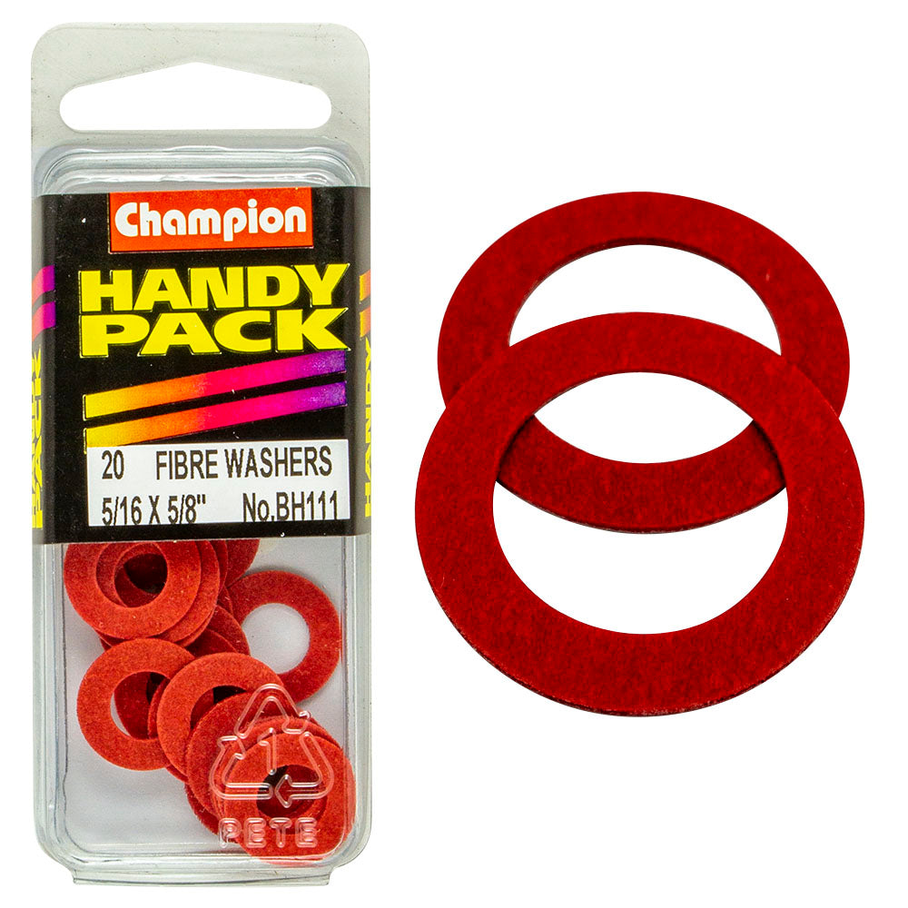 CHAMPION RED FIBRE WASHERS