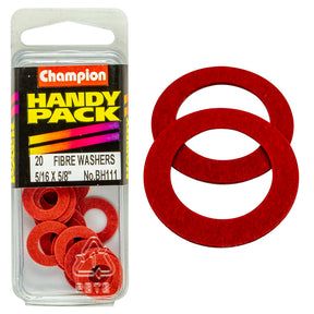 CHAMPION RED FIBRE WASHERS