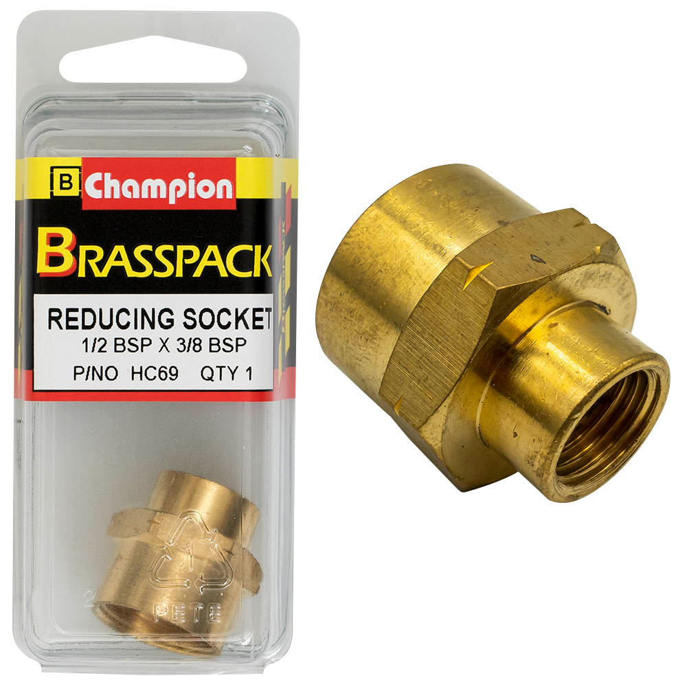 CHAMPION BRASS REDUCING SOCKET