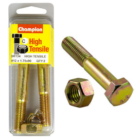HIGH TENSILE METRIC HEX BOLT & NUT PACK