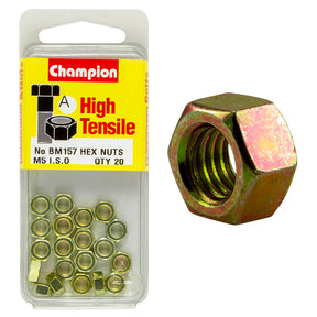 HIGH TENSILE METRIC HEX NUT PACK