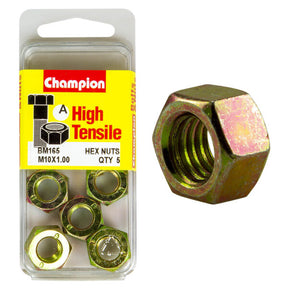 HIGH TENSILE METRIC HEX NUT PACK