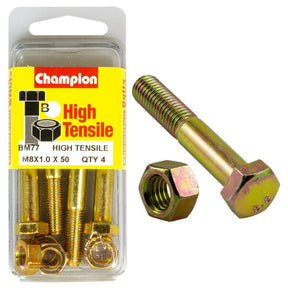 HIGH TENSILE METRIC HEX BOLT & NUT PACK