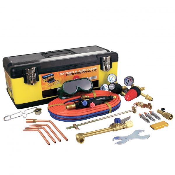 OXYGEN ACETYLENE PROFESSIONAL TOOLBOX GAS KIT