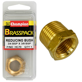 CHAMPION BRASS REDUCING BUSH