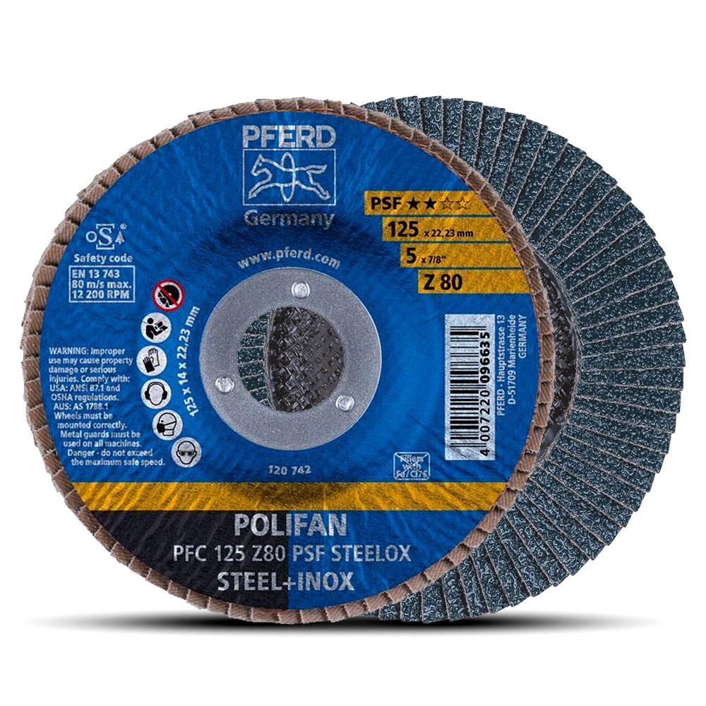 POLIFAN FLAP DISC GP ZIRCONIA - PFC 125 STEELOX