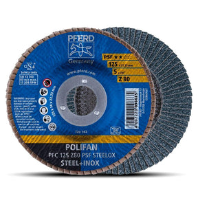 POLIFAN FLAP DISC GP ZIRCONIA - PFC 125 STEELOX