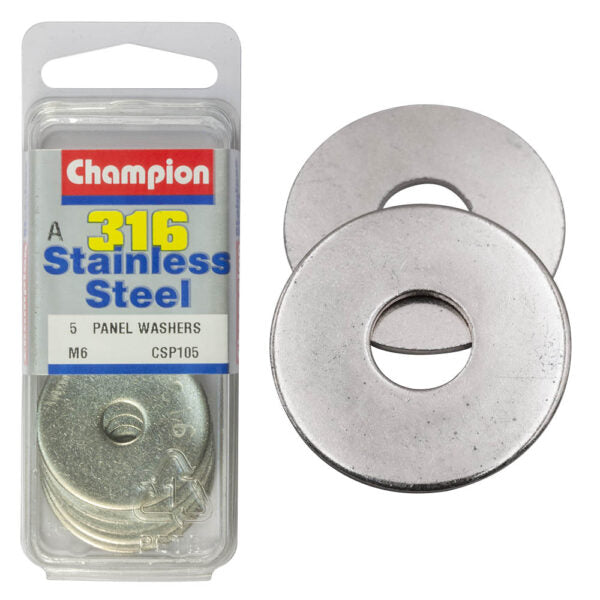 BODY PANEL WASHER STAINLESS STEEL 316 PACK