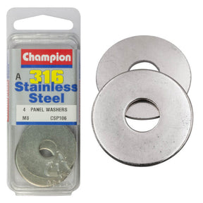 BODY PANEL WASHER STAINLESS STEEL 316 PACK