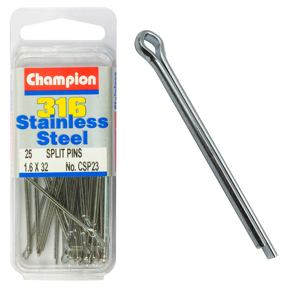 SPLIT PINS STAINLESS STEEL 316