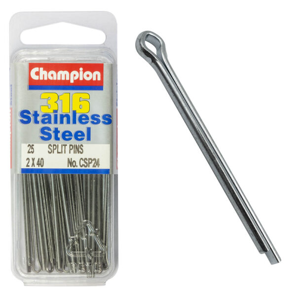 SPLIT PINS STAINLESS STEEL 316