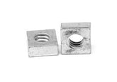 SQUARE NUTS ZINC UNC