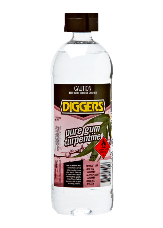 Diggers Pure Gum Turpentine 1 Litre