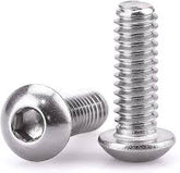 STAINLESS STEEL 304 BUTTON HEAD SOCKET MACHINE SCREWS BSW