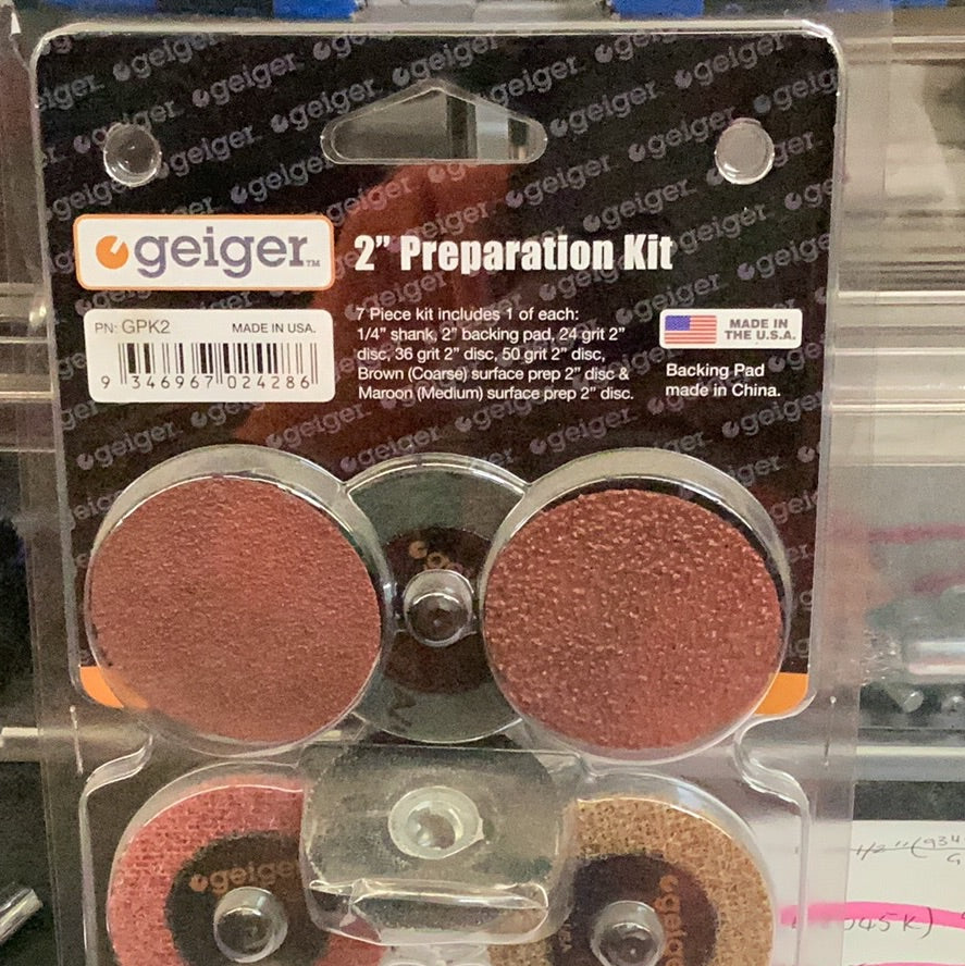 Geiger 2”Prep kit 7piece