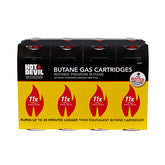 Butane Gas Cartridge – 4 Pack HOT DEVIL