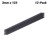 M7 NEEDLE SET (12PC) 3MM X 123