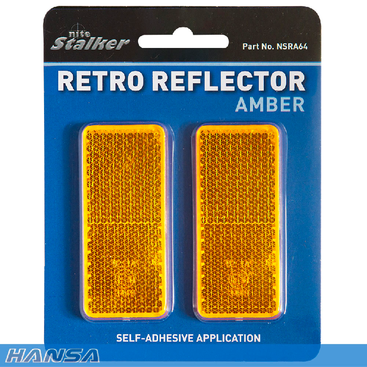 NITE STALKER RETRO REFLECTOR - 64mm