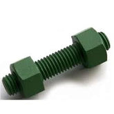 B7 STUD UNC 2-2H NUTS PTFE GR 3/4 x 130