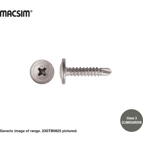 SELF DRILLING SCREWS BUTTON HEAD PHILLIPS GALVANISED CLASS 3
