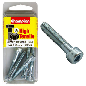 HIGH TENSILE ZINC SOCKET HEAD CAP SCREW PACK