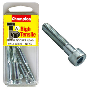 HIGH TENSILE ZINC SOCKET HEAD CAP SCREW PACK