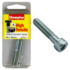 HIGH TENSILE ZINC SOCKET HEAD CAP SCREW PACK